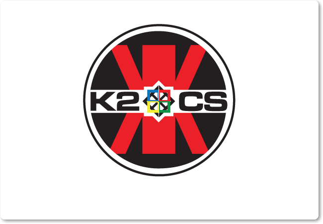 Custom logo designed for K2CS Taekwondo Academy