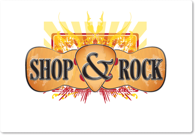Logo Design for the Shop & Rock event
